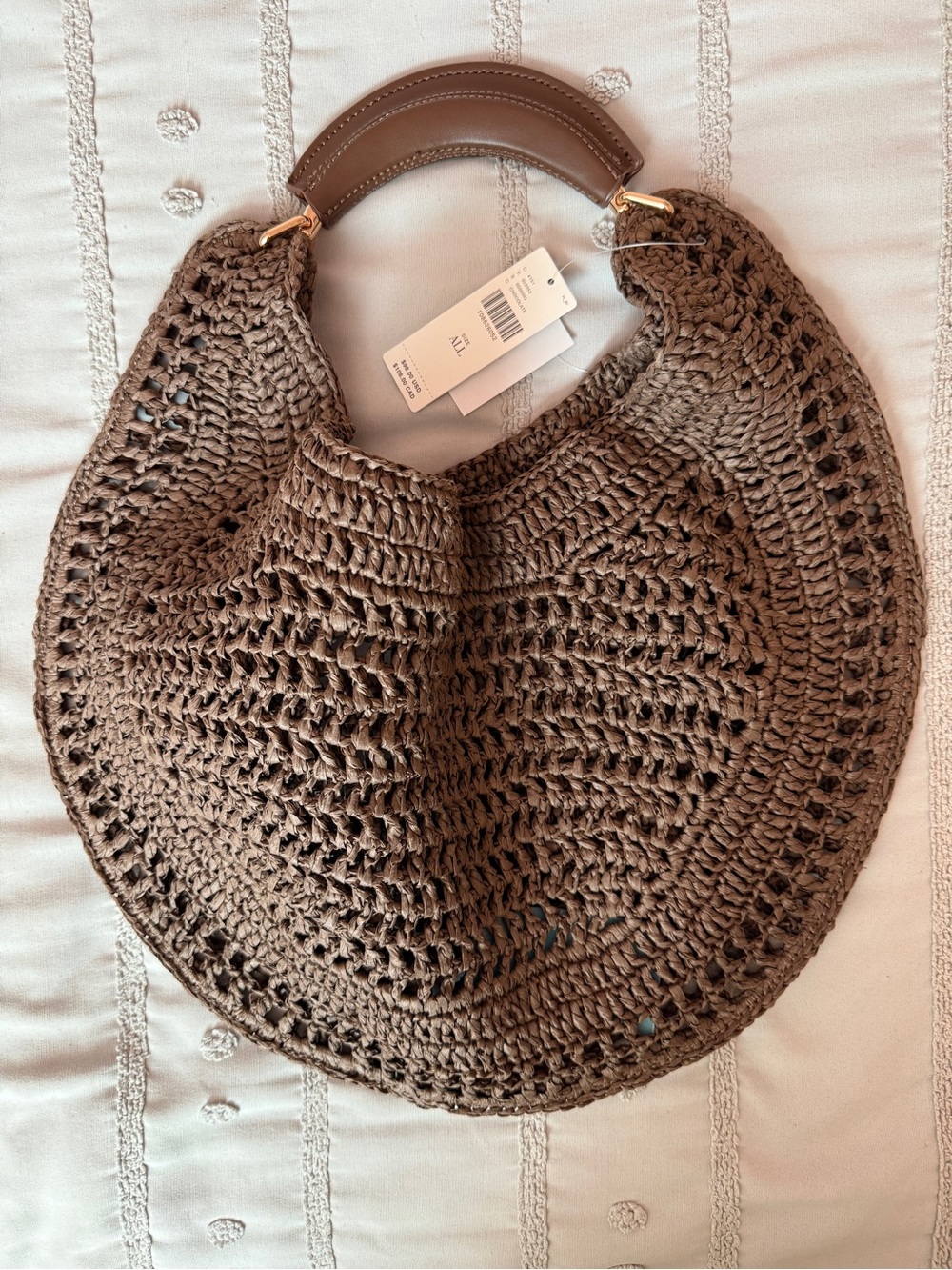 Urban Expressions Raffia Hobo Bag - Picture 10 of 11